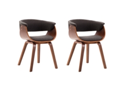 Dining Chair, Dining Chairs Vidaxl Cinzeto Tecido (n/a)