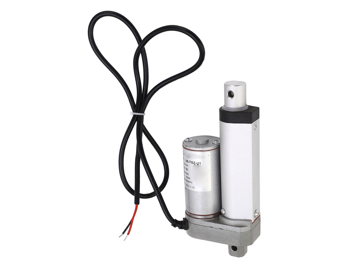 Actuador Linear Eléctrico De Alumínio 50mm 750n 12vdc Para Cama Sofá Apenas Actuador De Movimento Linear Branco