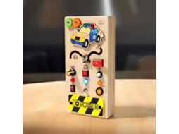 Placa de circuito Montessori com luz LED liga/desliga, brinquedo educacional cognitivo fino para bebês, presentes, Quadro Slowmoose