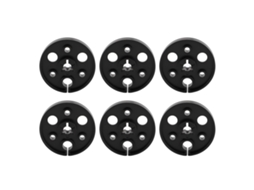 Haste Nab Para Gravador De Fita Reel To Reel 1/4 Polegada 7 Polegadas Preta Acessório Centro