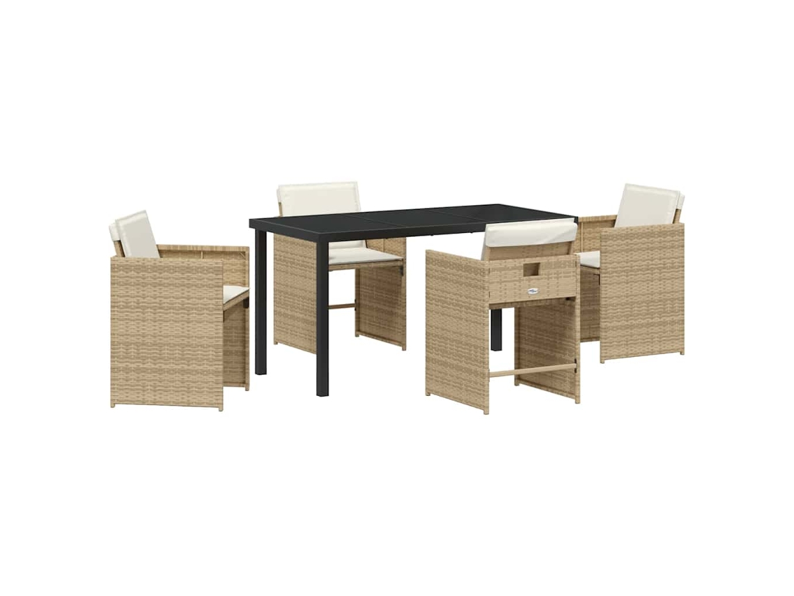 Conjunto de Móveis de Jardim 5 Pcs HARLANV1