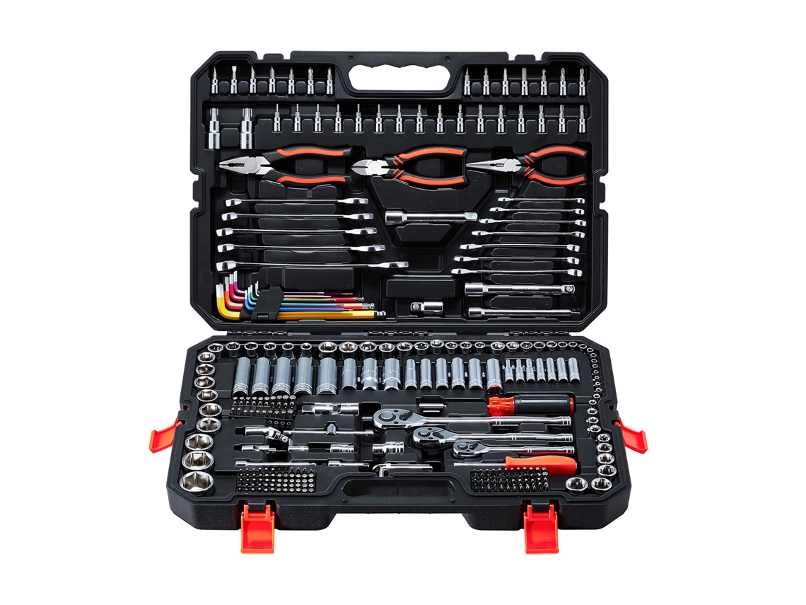Conjunto de Ferramentas para Mecânicos VEVOR de 314 peças conjunto de soquetes métricos para automóveis