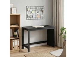 Vidaxl Mesa Preto 112 X 50 X 75 Cm Madeira De Pinho Sólido