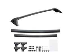 Barras Transversais de Teto, 2 Unidades, Compatíveis com Toyota Rav4 2019 2023, Porta bagagens Alumínio para Carro Capacidade Carga 118 Kg, Fechadura