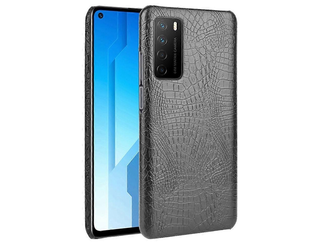 Capa Resistente A Impactos Com Textura De Crocodilo Em Pc + Pu Para Huawei Honor Play4