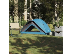 Vidaxl Tenda De Campismo Para 1 Pessoa Tecido Impermeável Azul