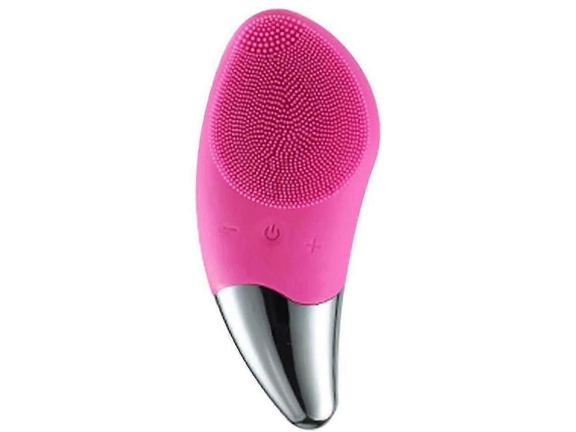 Cepillo de Limpeza Facial Sônico Masajeador Silicone Elétrico, Impermeável Rojo Rosa) GOKOCO