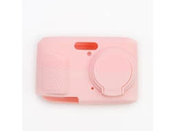 Capa para Kodak Pixprofz45 Capa de Silicone para Câmera CUICH (rosa Fumê)