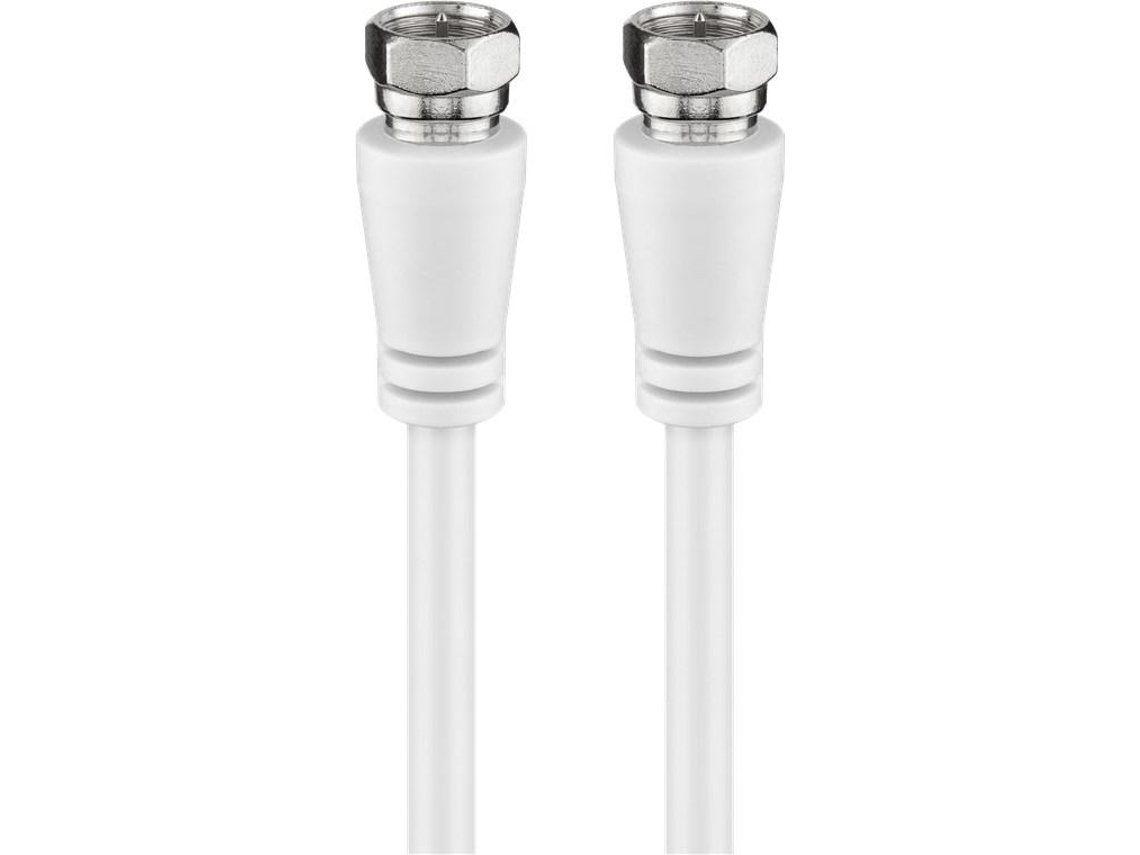 Cabo Coaxial GOOBAY 10 M Tipo F Branco