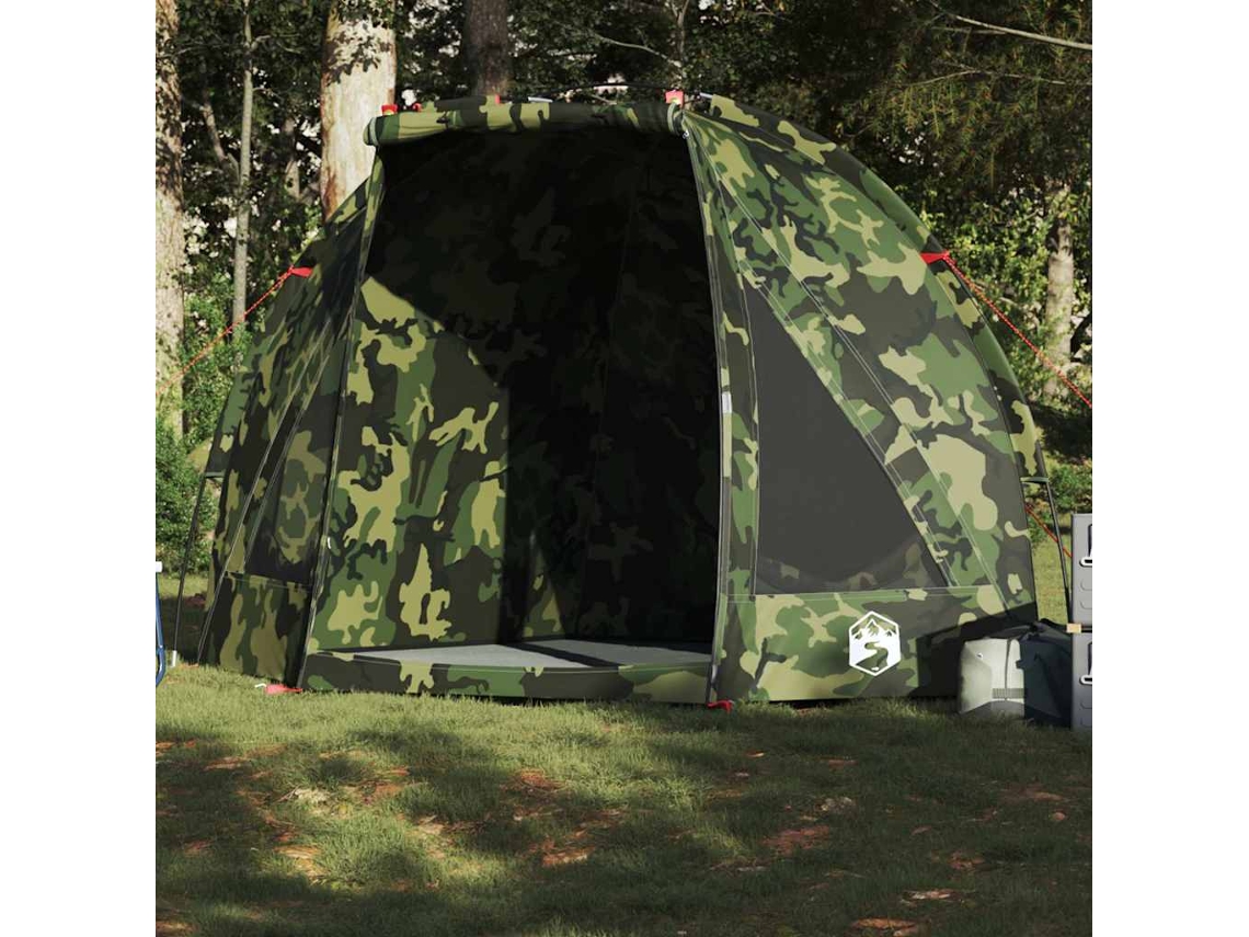 Vidaxl Tenda De Pesca Camuflada À Prova De Água