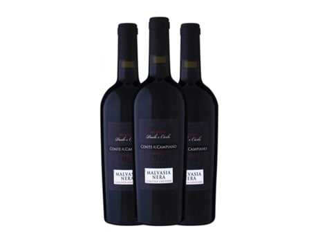 Vinho CONTE DI CAMPIANO Classe 66 Limited Edition Malvasia Preta Puglia (0.75 L - 3 Unidades)
