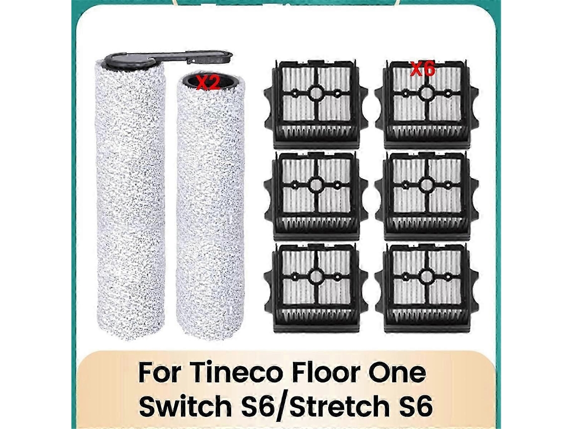 Peças De Reposição Para Aspirador De Pó E Água Floor One Switch S6/stretch S6: Escova Rotativa, Filtro De Pó E Acessórios.