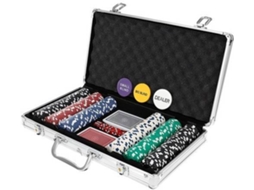 Conjunto de Poker TOPBRANDS Texas Strong 300 Peças + Mala (Idade Mínima: 18 Anos - Dificuldade: Intermédia)