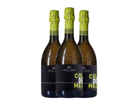 Espumante COLLI DEL SOLIGO Col de Mez Superiore Prosecco Extra Brut Asolo Prosecco (0.75 L - 3 Unidades)