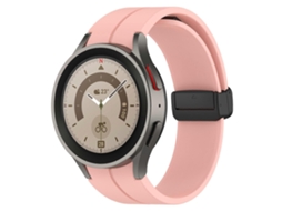 Pulseira De Relógio De Silicone Preta Com Fecho Dobrável Magnético