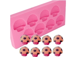 Molde de Silicone Forma Cogumelo Chocolates Doces Cupcakes Nova Line S/MARCA