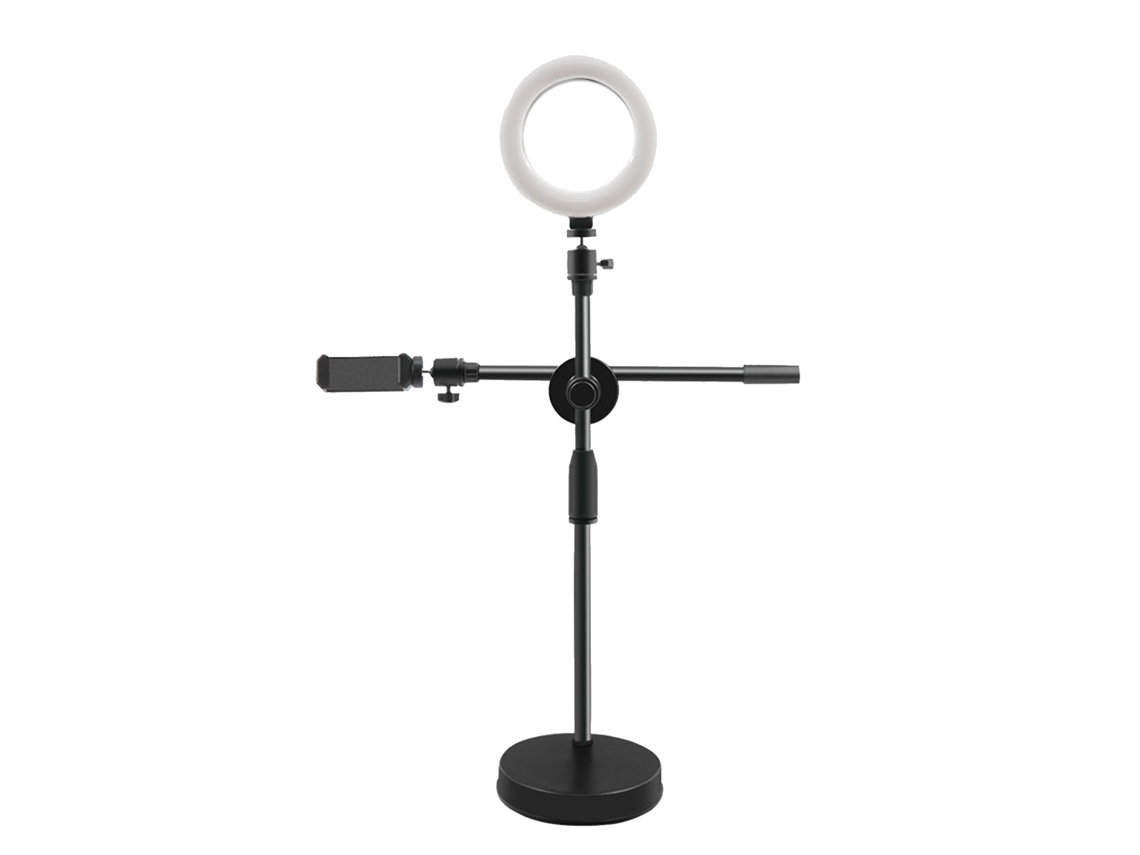 Phone Holder Multifunction Retractable Adjustable Stable Base Cellphone Stand For Salon Photograph Weighted Ring Light LAXISCREED