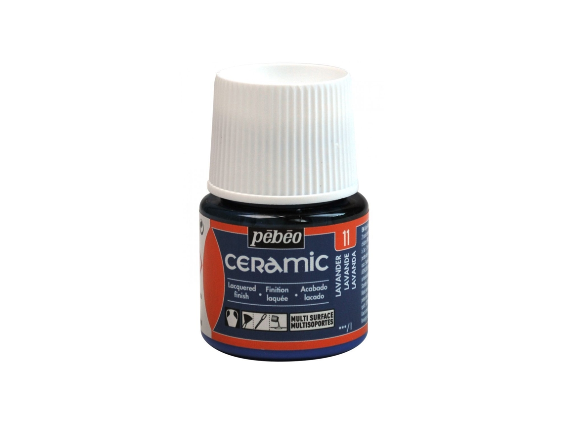 Tinta Cerâmica e Multisuperfície Lavanda PÉBÉO (45 ml)