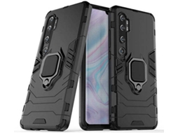 Capa Xiaomi Mi Note 10 Pro Militar Ring Anti-Impacto Preto