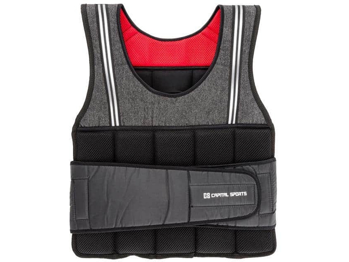 Colete De Peso Ajustável Capital Sports Vestpro 10 Kg Para Treinamento Eficaz