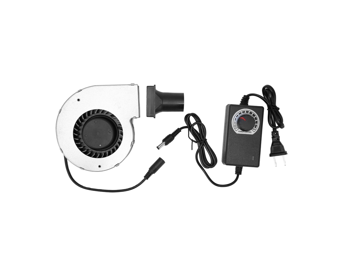 Ventilador De Sopro De Cd Sem Escovas 12v 2a Com Velocidade Variável, Resistente Ao Calor, Metal, Plugue Eua