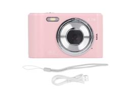 2026 câmera Digital para Crianças Hd 1080p com Tela Ips de 2,4 Polegadas 44mp em Rosa, Câmera Vlogging Recarregável com Flash