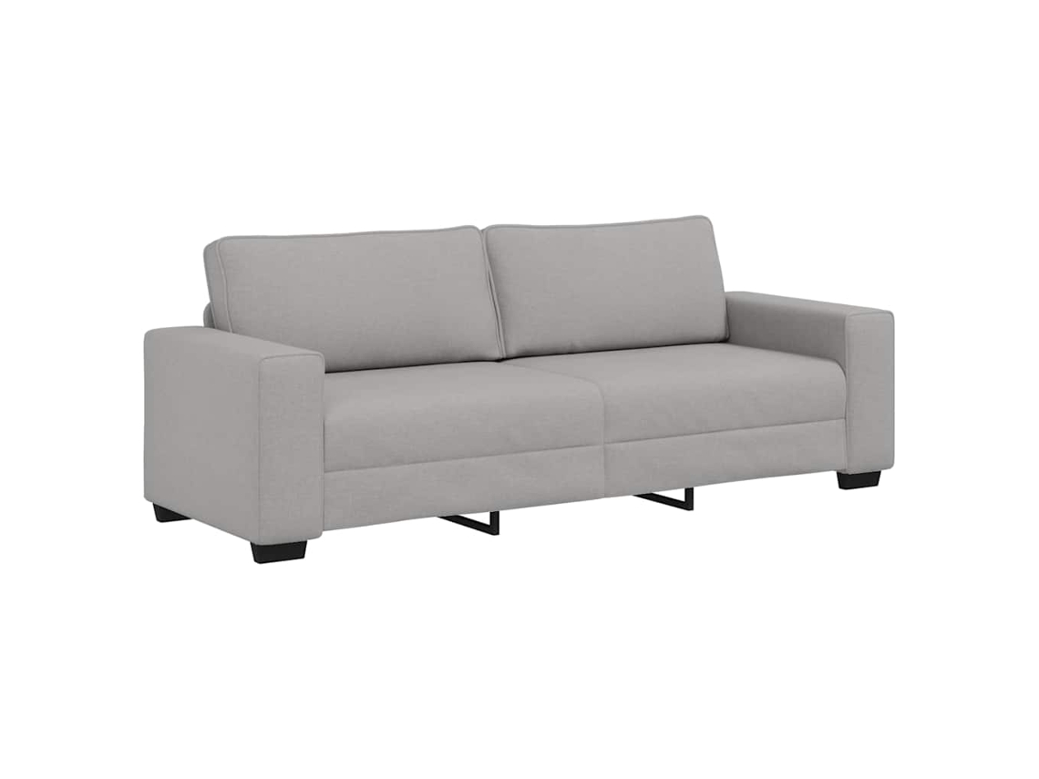 3-seater Sofa, 3-seater Sofas Vidaxl Cinzeto Tecido (n/a)