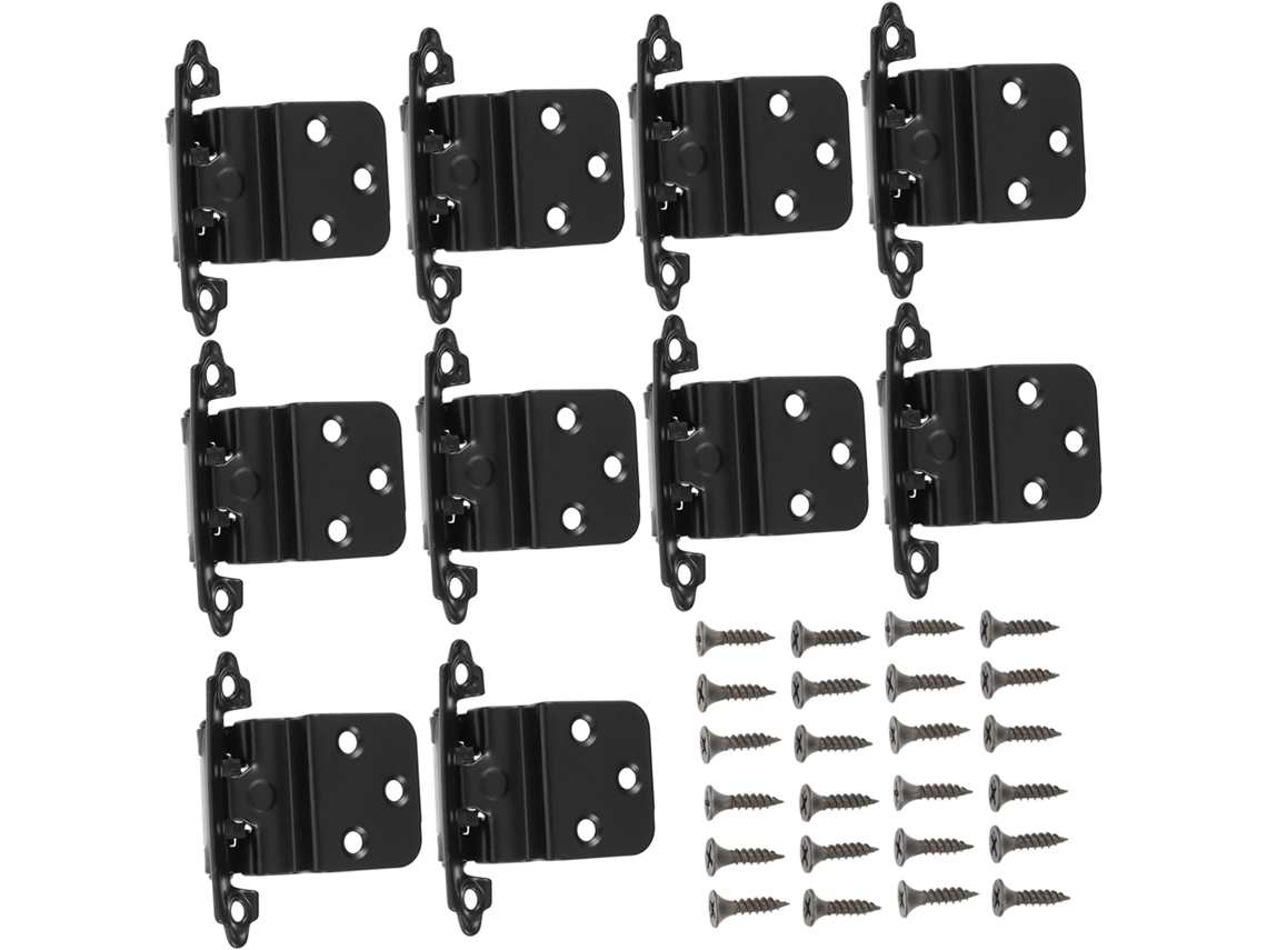 Conjunto De 10 Dobradiças Fechamento Automático Em Metal Grosso Para