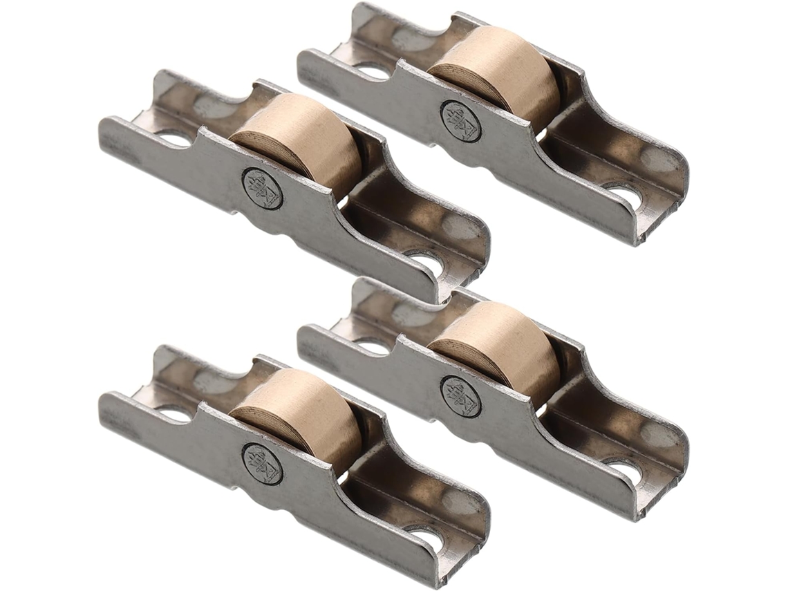 Rodízios Para Portas De Correr Com Tela, 10 Mm Largura, Conjunto 4 Peç