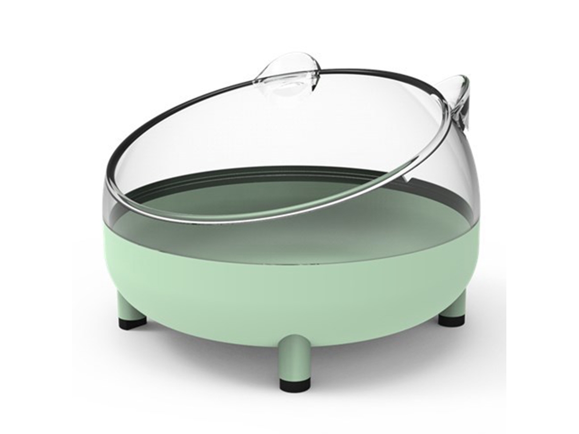 Tigela Antiderrapante para Animais de Estimação, Elevada em 1, Removível, Sem Rebarbas, Fofa, para Comida e Água de Gatos e Filhotes AQUAFORGE