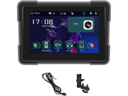 Câmera de Motocicleta de 5 Polegadas Sem Carplay, Android Auto, Reprodutor Inteligente Portátil, Tela Dvr À Prova D'água SFUSHOS
