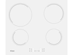 Placa de Vitrocerâmica CANDY CH 64 CCW (Elétrica - 60 cm - Branco)