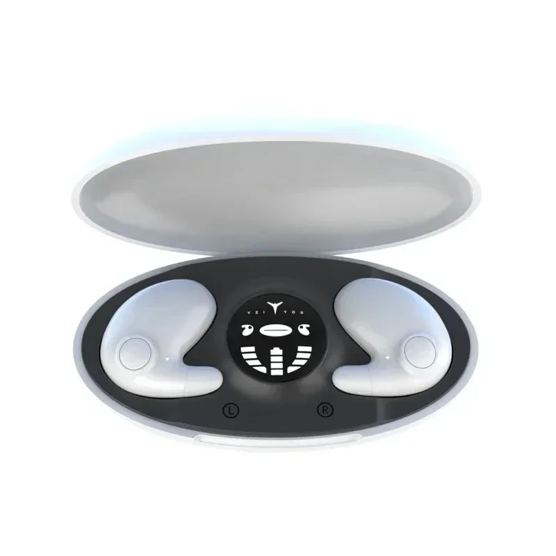 (branco) Fones De Ouvido Esportivos Sem Fio Bluetooth, Mini Fones De Ouvido Com Cancelamento De Ruído E Baixa Latência.