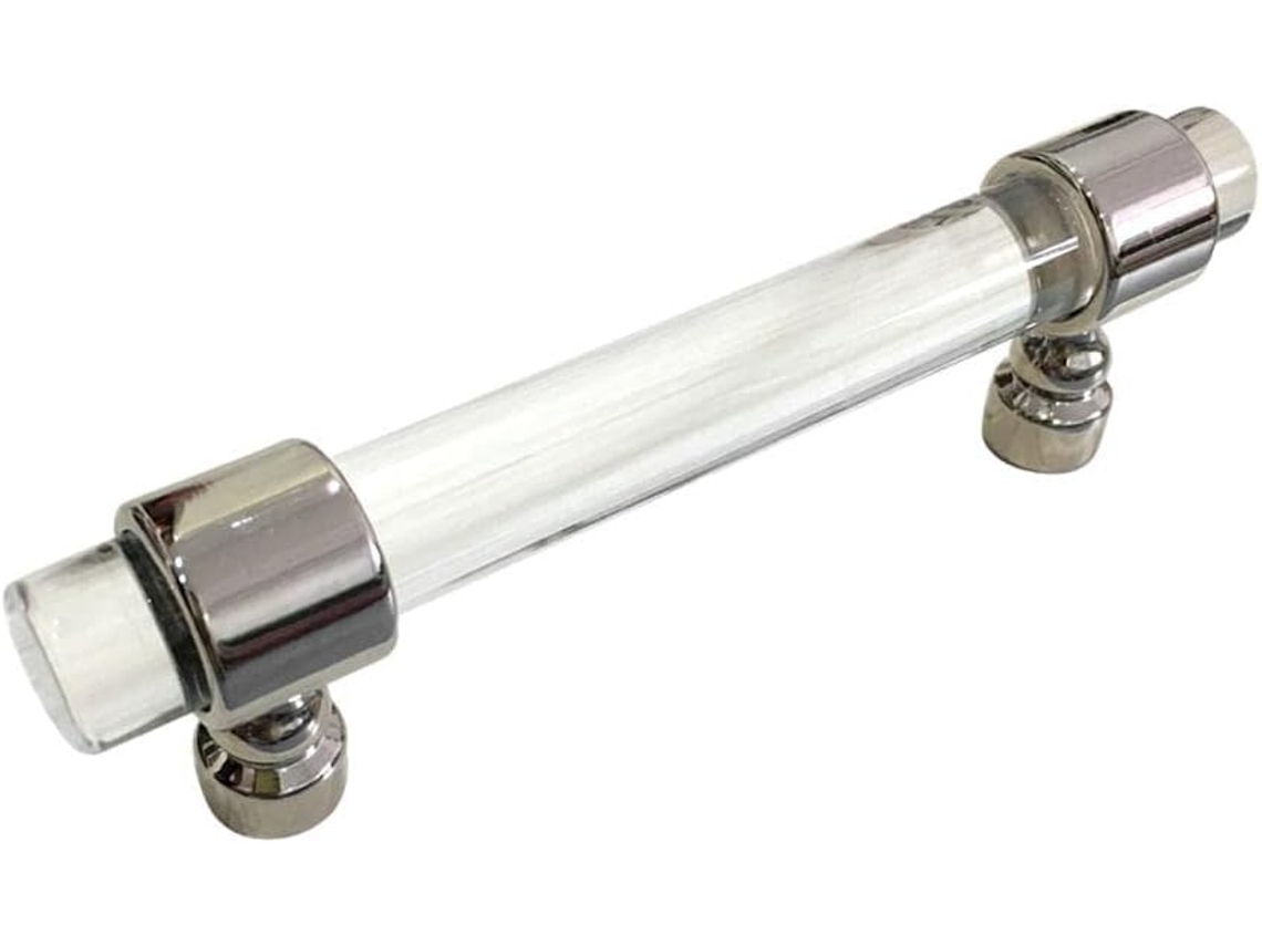Puxador De Porta Cozinha Em Liga Zinco Barnx Para Gaveta, Armário, Guarda Roupa, Barra De Proteção, Ferragens Para