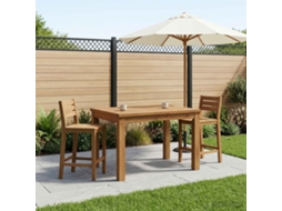 Vidaxl Mesa De Centro Natural 50 X 68,5 X 36 Cm