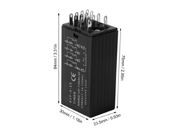 Laxiscreed Módulo Controlador De Temporizador Com Display Digital Para Ac/dc 12-110v