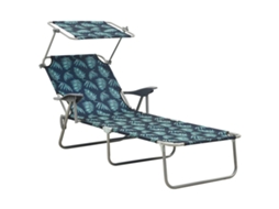 Outdoor Sunbed, Outdoor Sunbeds Vidaxl Verde Tecido (n/a)