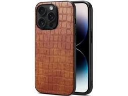 Capa Orysin Com Textura De Crocodilo | Elegância Premium | Para Iphone 14 Pro Max