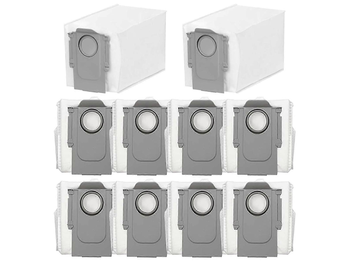 Conjunto De 10 Sacos Para Aspirador Pó S8 Maxv Ultra Acessórios E Peças Reposição Grande Capacidade Tuotuo