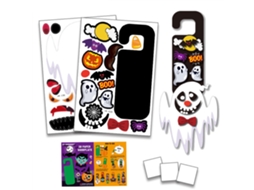 Laxiscreed Adesivos De Porta Halloween Com Fantasmas Para Decoração De Festas E Crianças