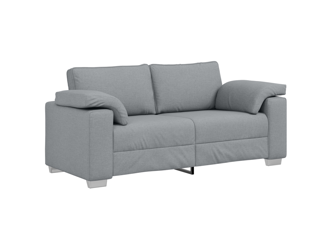 Conjunto 1 Sofá Vidaxl Cinzento Tecido (180 Cm)