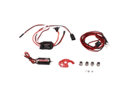 Mali kit de Conversão de Motor Rc com Esc 30a e Luzes Led para Carros e Barcos Rc 1/18 1/24 1/32