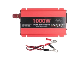 Inversor de Energia YURU 1000w Onda Senoidal Pura 12v Dc para 220v Ca com Proteção