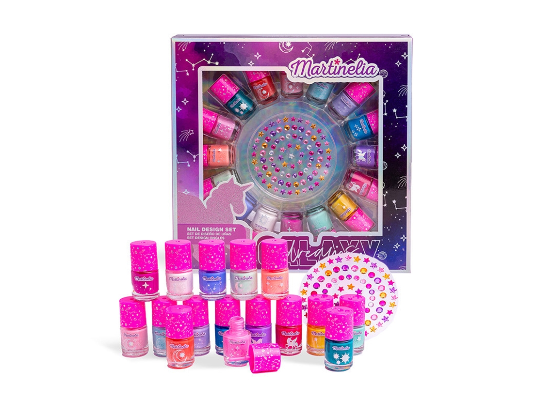 Kit De Uñas Brillantes Martinelia Galaxy Dreams Importacion