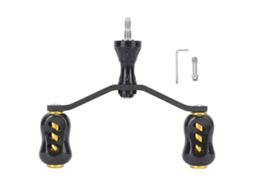 Manivela de Molinete de Pesca Carbono Dourado D S Brand