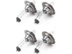 4 Lâmpadas Halógenas H7 12v 55w Para Farol De Carro Lâmpada Padrão