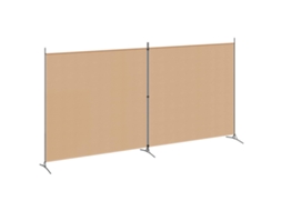 Conjunto 1 Divisor De Ambiente Vidaxl Bege Poliéster (348 X 180 Cm)