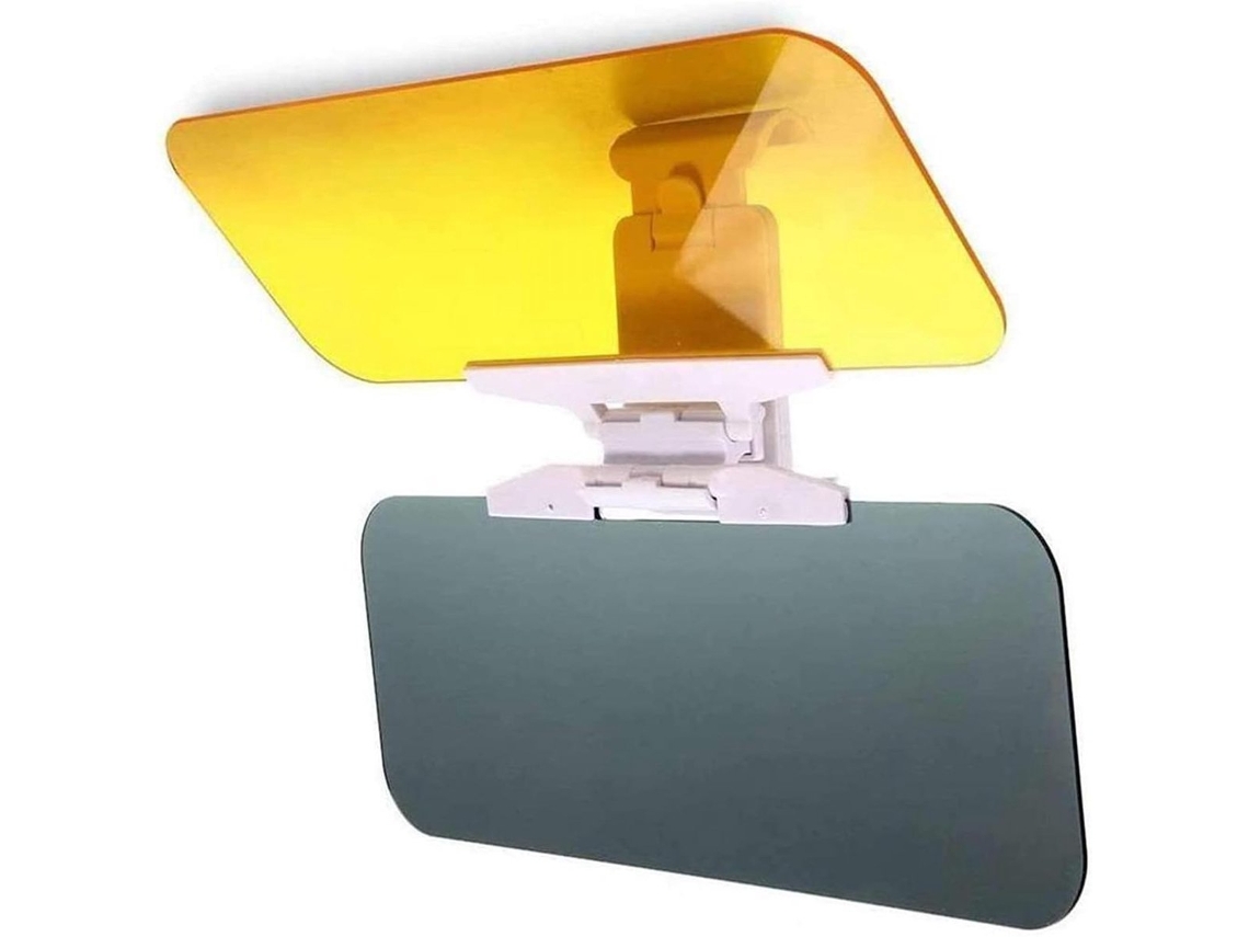 Extensor De Quebra-sol Automotivo Antirreflexo Uv Ajustável 2 Em 1 Hd