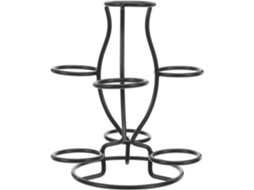 Suporte Galpada Para Esfera De Cristal Pequena Em Metal Preto, Base Decorativa Antiderrapante Para Diversas Peças