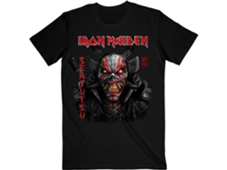 T-Shirt ROCK OFF Iron Maiden - Senjutsu Black Cover Preto (Tamanho: L)